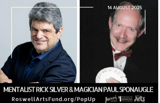 Rick Silver and Paul Sponaugle at Mimosa Hall, Roswell